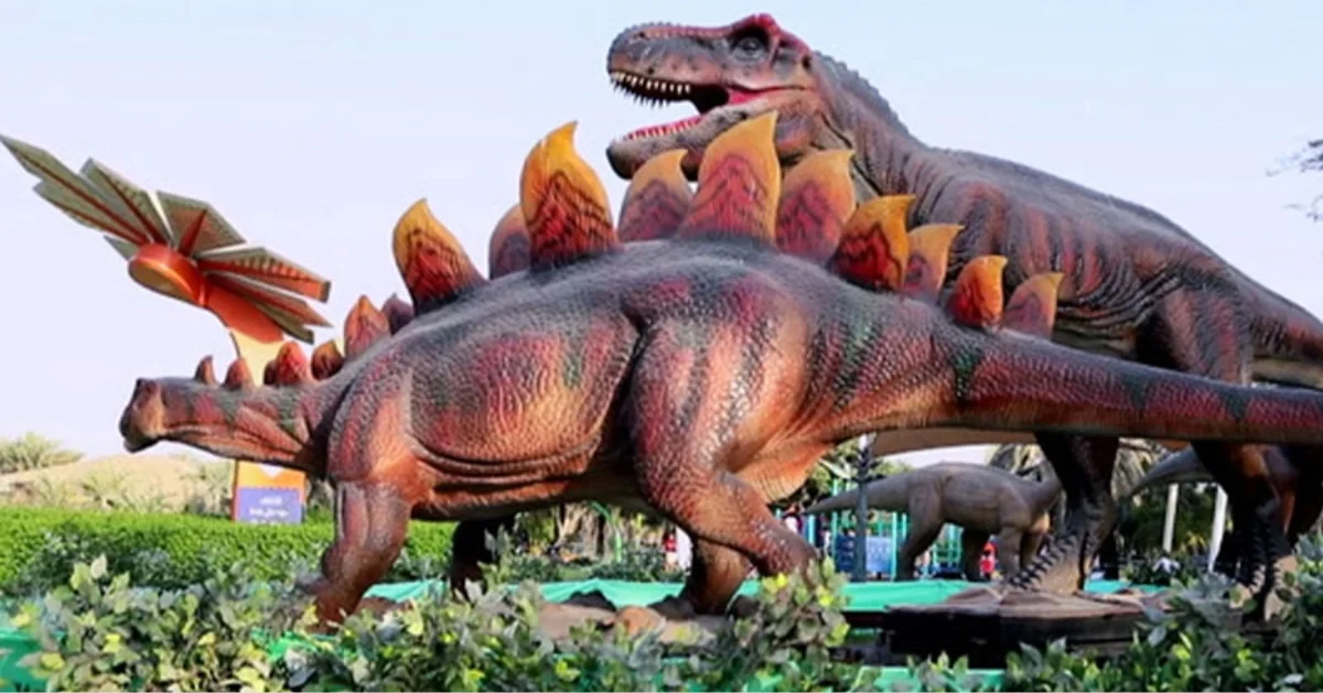 Dinosaur Park in Dubai Garden Glow