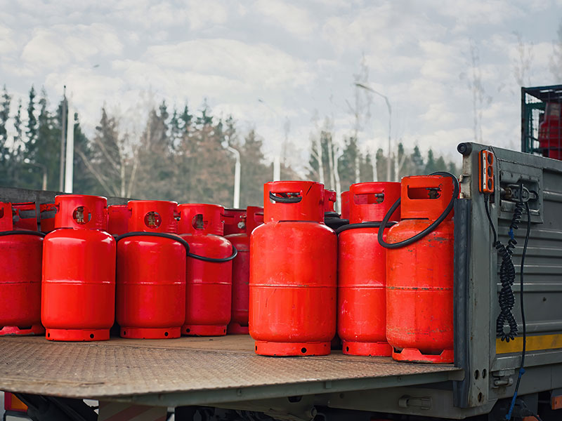 Gas Cylinder loading