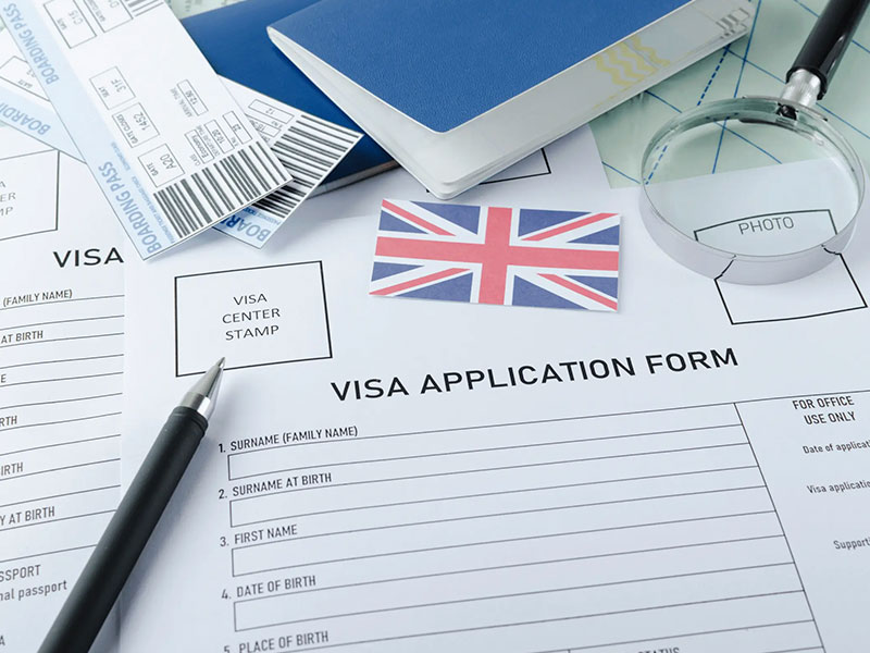 Visa Application Form uk