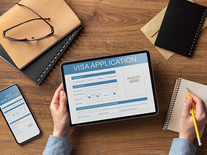 online visa application