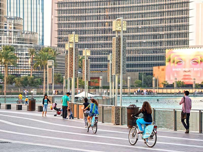 الأنشطة في حديقة البرج