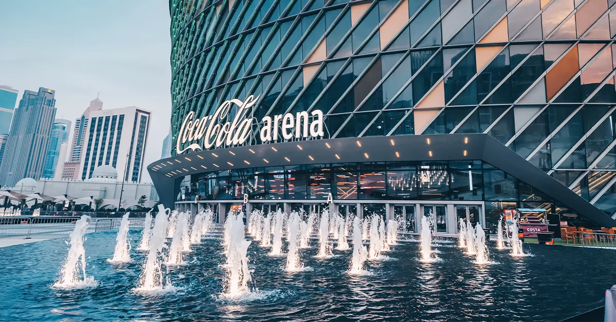 Live shows at coca cola arena during eid in Dubai