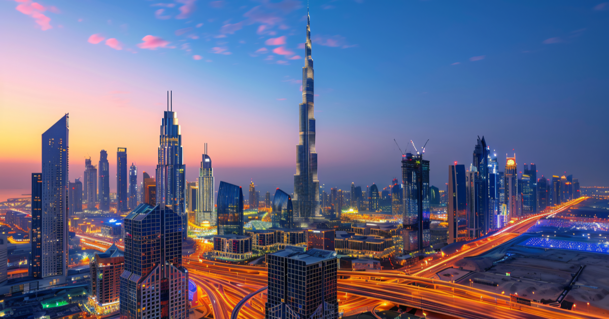 View of dubai landscape