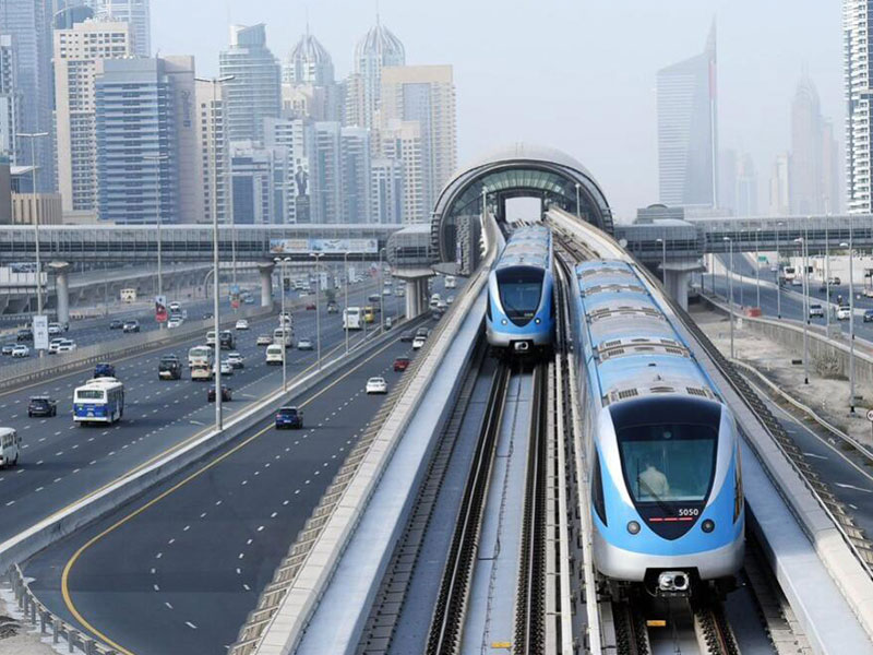 Dubai Metro Tracks 
