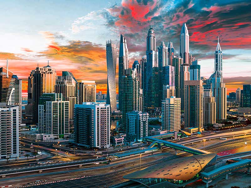 Dubai's skyline