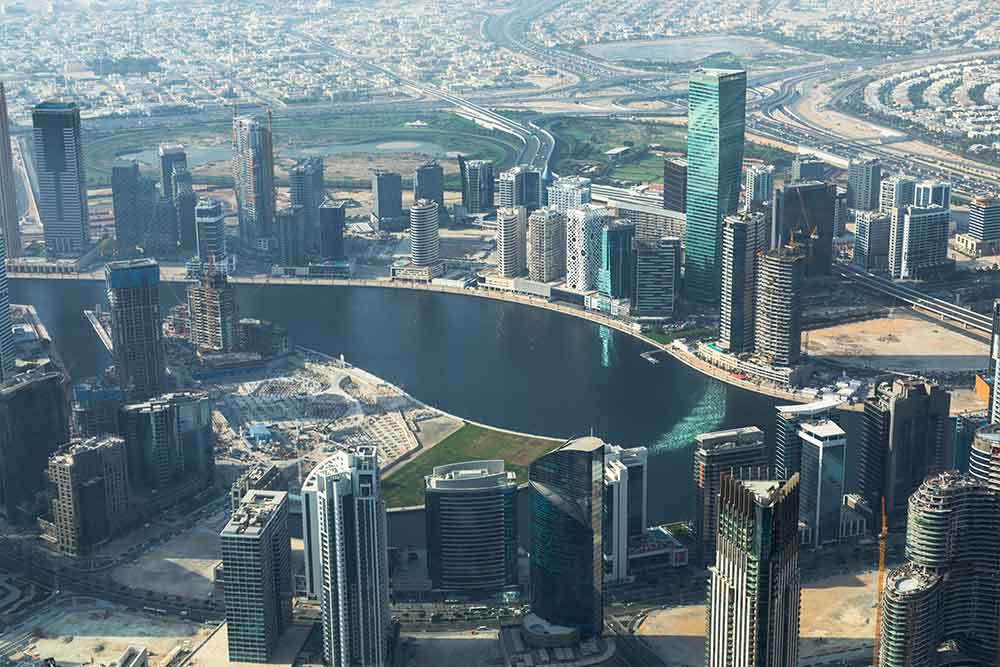 Buildings for living in JLT