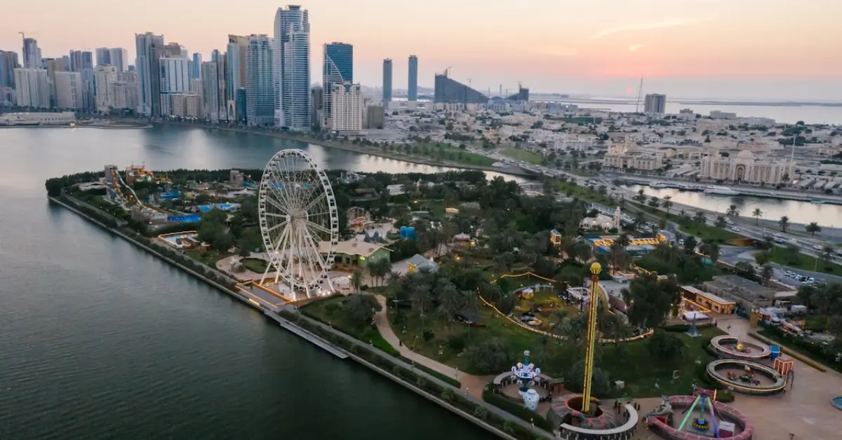 Al Montazah Parks on Sea Coast in Sharjah
