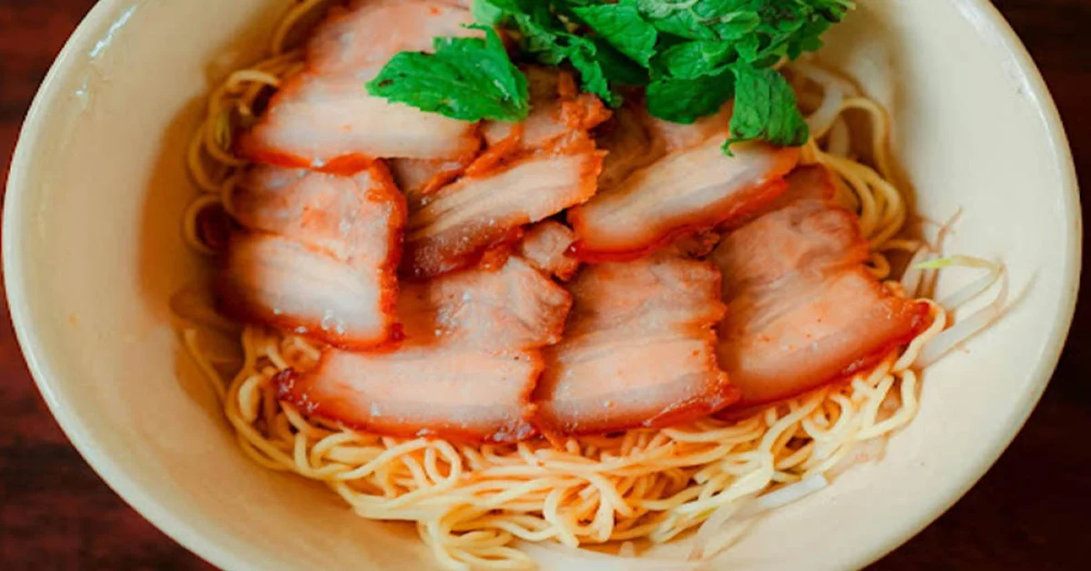 Noodles dish in ramen resaturant in Dubai