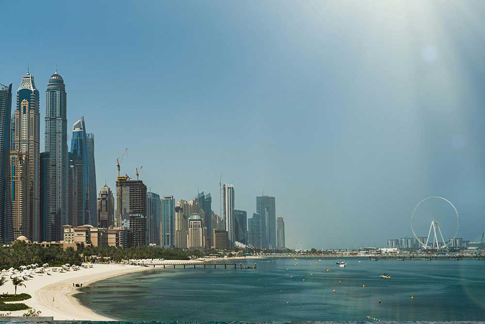 Dubai beach side