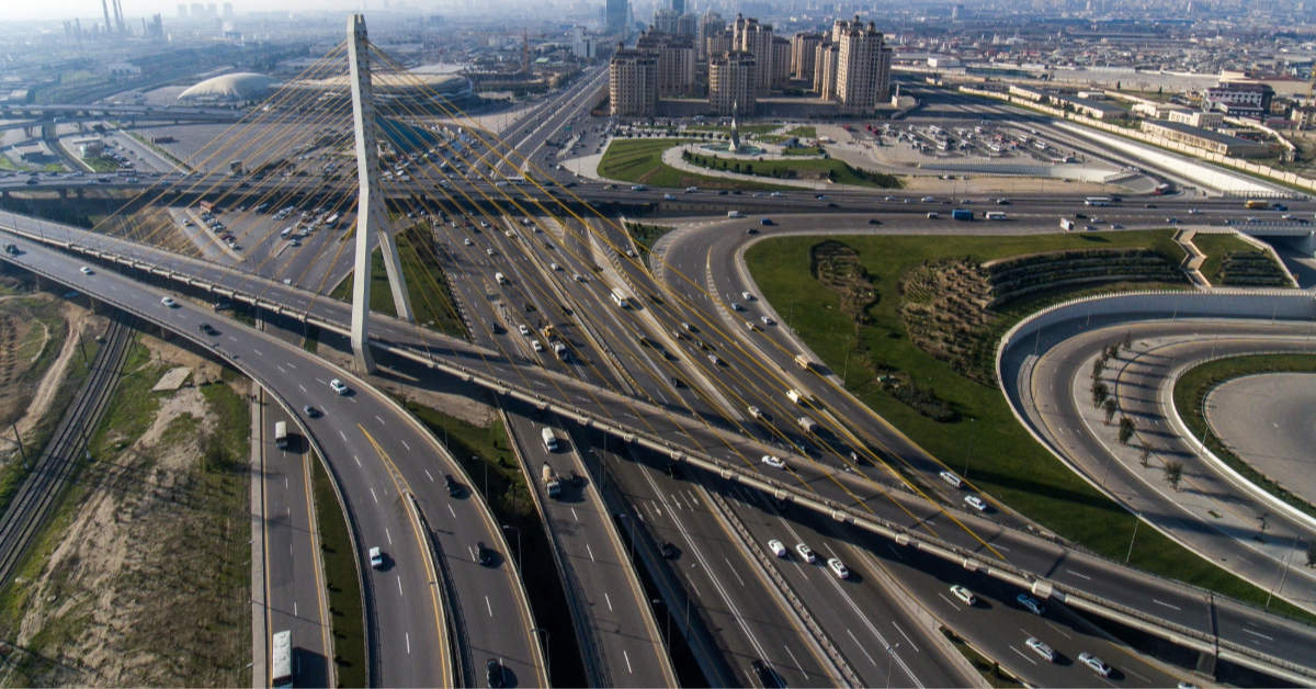 Routes going from Abu Dhabi to Oman