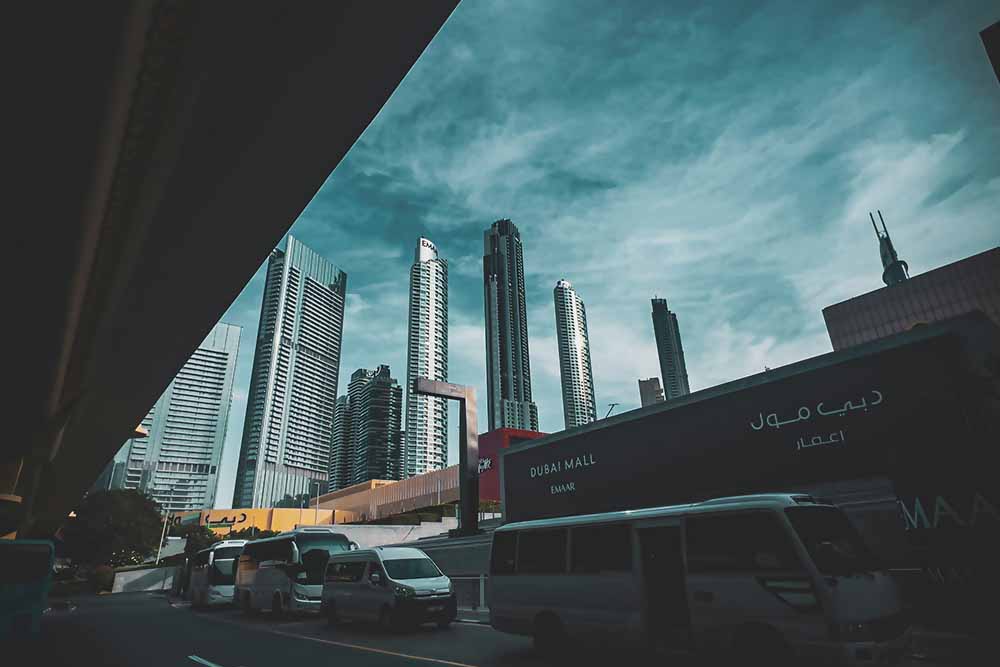 Dubai bus routes near Tilal Al Ghaf