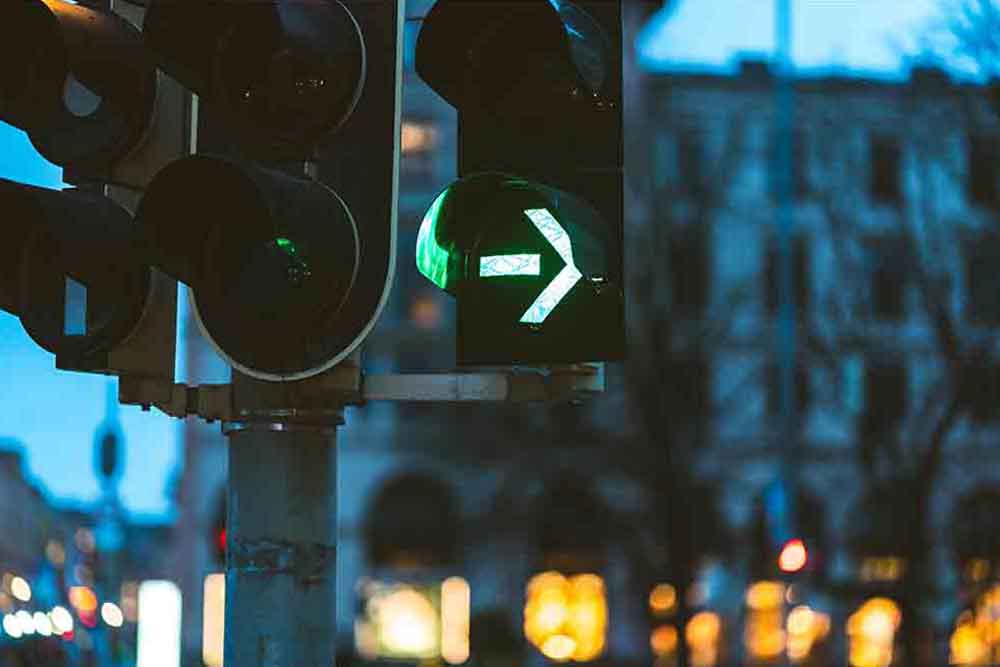following the correct traffic rules and regulations to avoid violations 