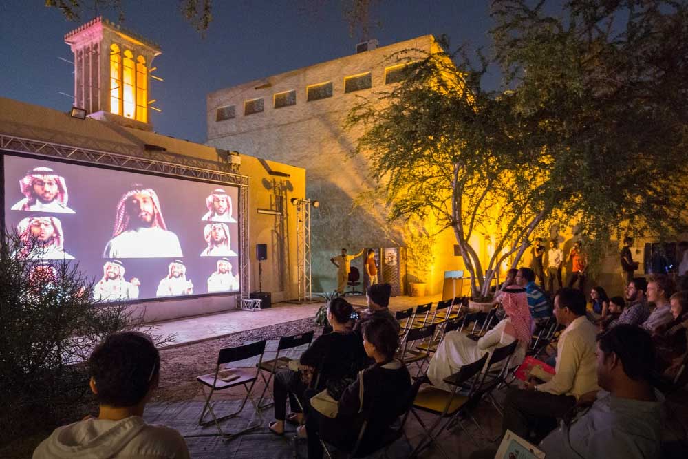 Music session at sikka art festival in Dubai