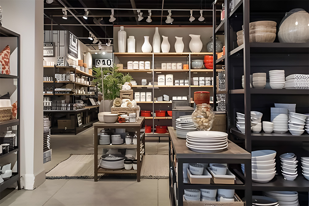 Contemporary homeware store