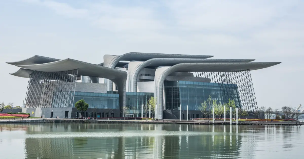 Modern building in Abu Dhabi