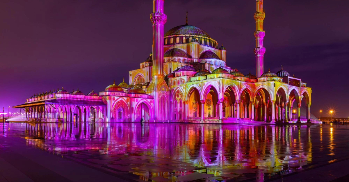 Sharjah Light Festival in the UAE