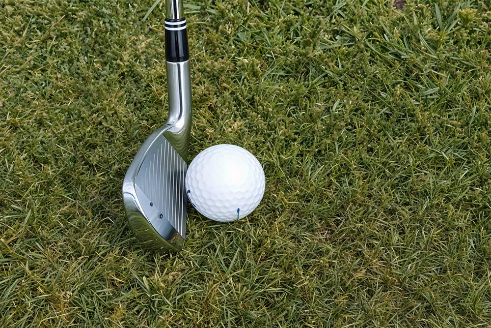 enjoying a leisurely golfing experience