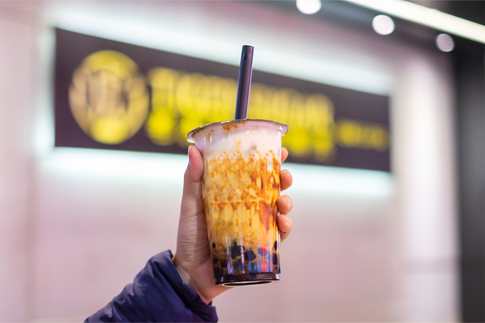 Try sweet Bubble Tea at CHU in Abu Dhabi