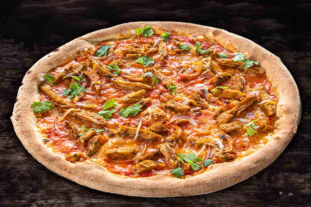 Vegetarian pizza at Pizza di Rocco