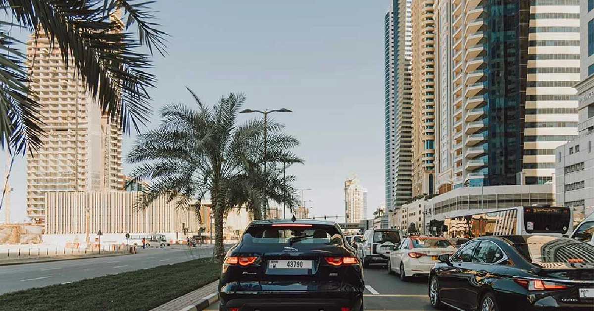 traffic in  Dubailand