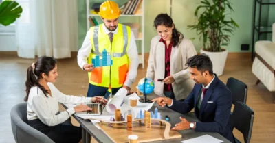 A meeting in one of the best facility management companies in Dubai