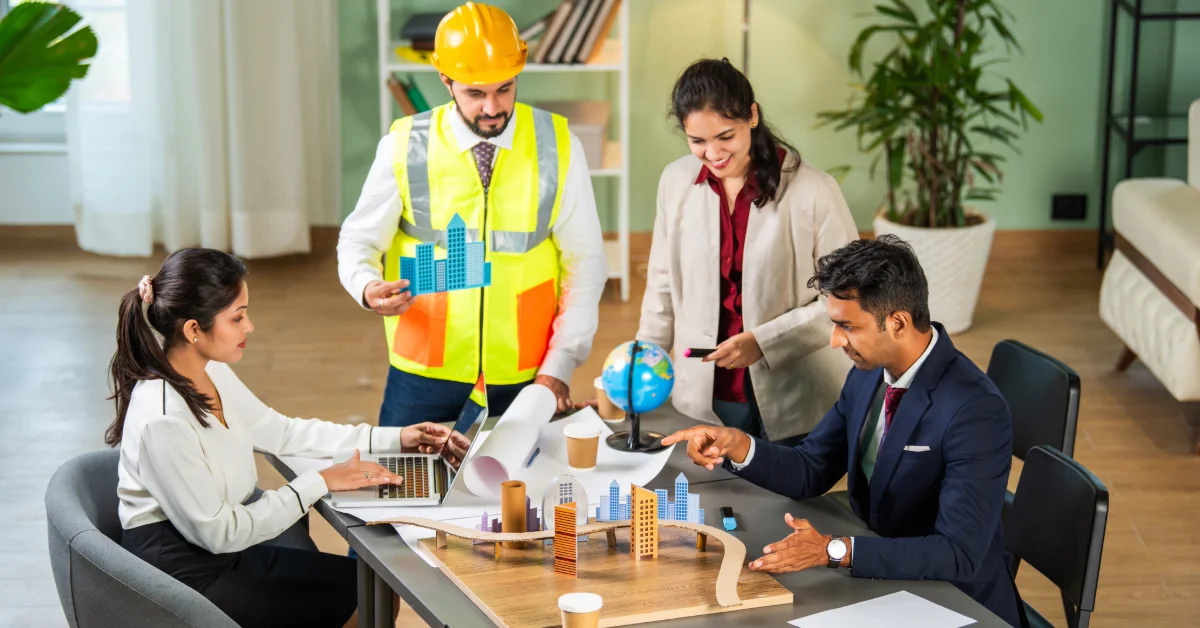 A meeting in one of the best facility management companies in Dubai