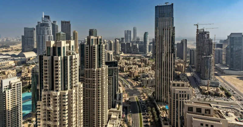 Dubai skyline featuring various neighborhoods with strong renal property potential