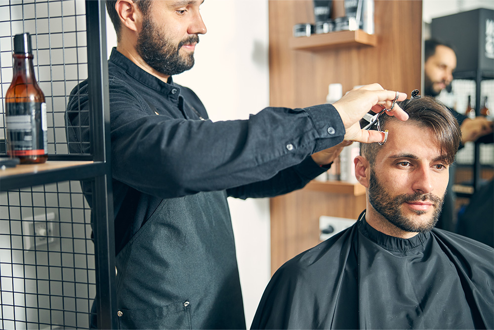 barber shop in Dubai