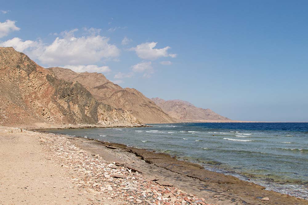 Khor Fakkan beach in Sharjah