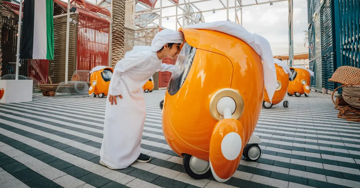 صورة توضيحية لفعاليات الأطفال التي يمكن رؤيتها في حق الليلة في الإمارات