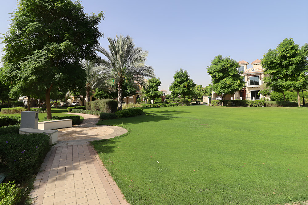 The Villa is a green community in Dubai