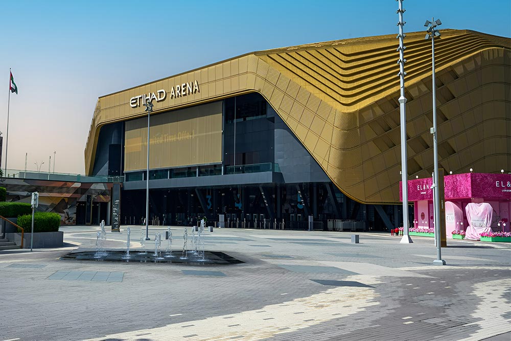 Etihad Arena in Yas Island