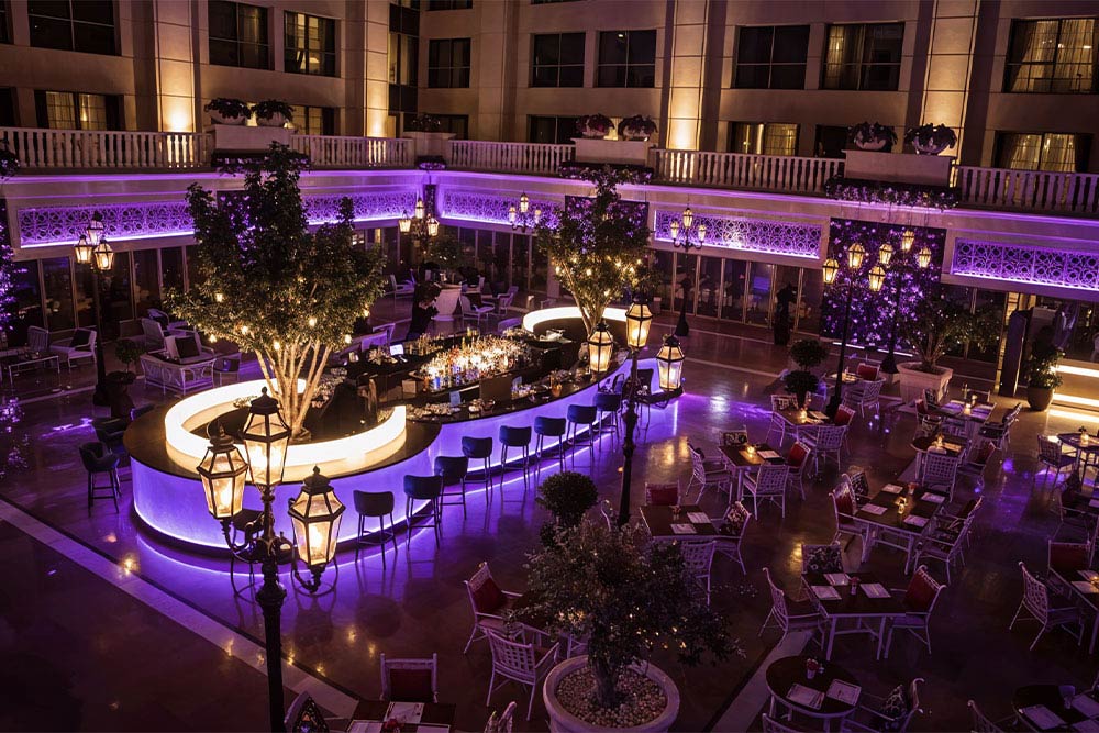 Patio at Al Habtoor Palace