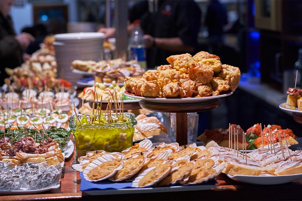 An iftar buffet in Abu Dhabi