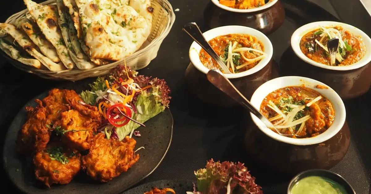 Table of Indian Dishes