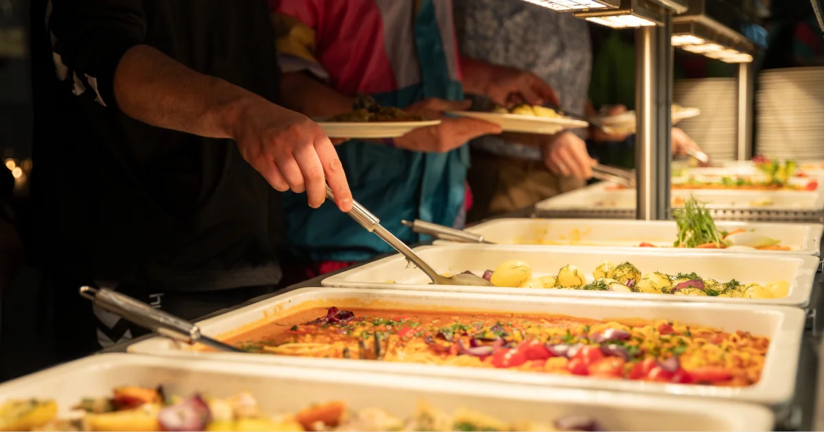 An iftar buffet in Abu Dhabi