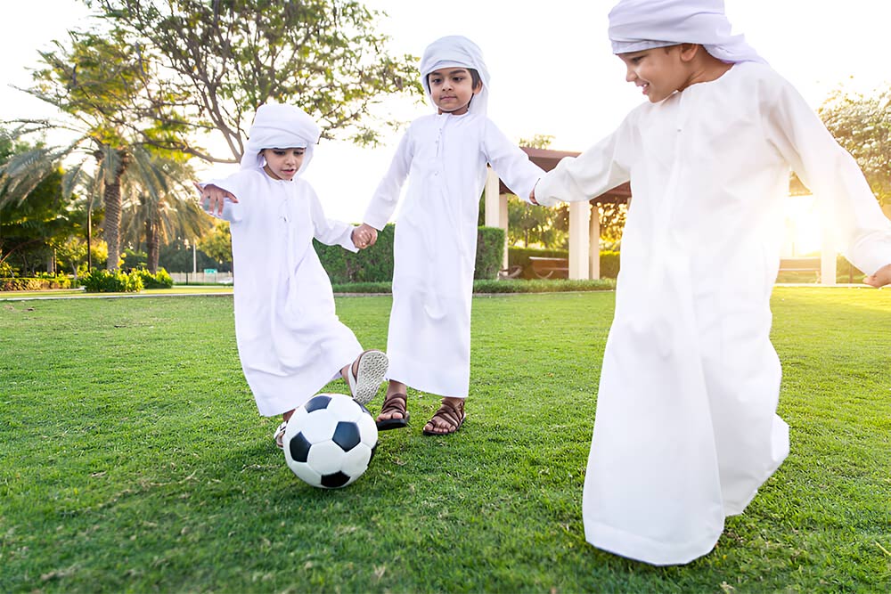 الأنشطة الترفيهية للأطفال في حديقة المريجيب 