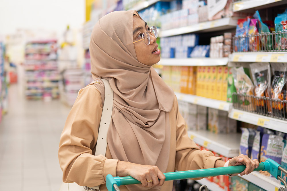grocery shopping 
