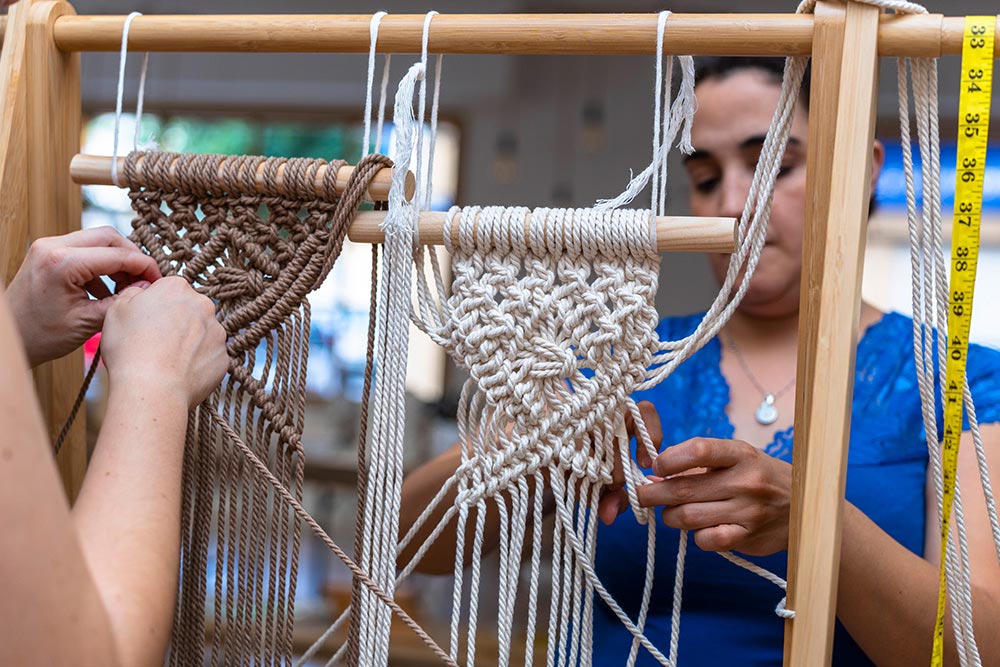 Professional Artisans Tying Knots