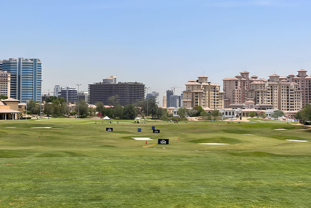 Golf course in Jumeirah Golf Estates 