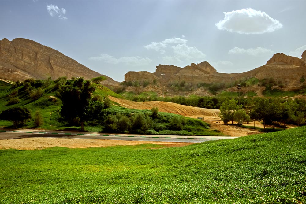 Green Mubazzarah Park in Al Ain