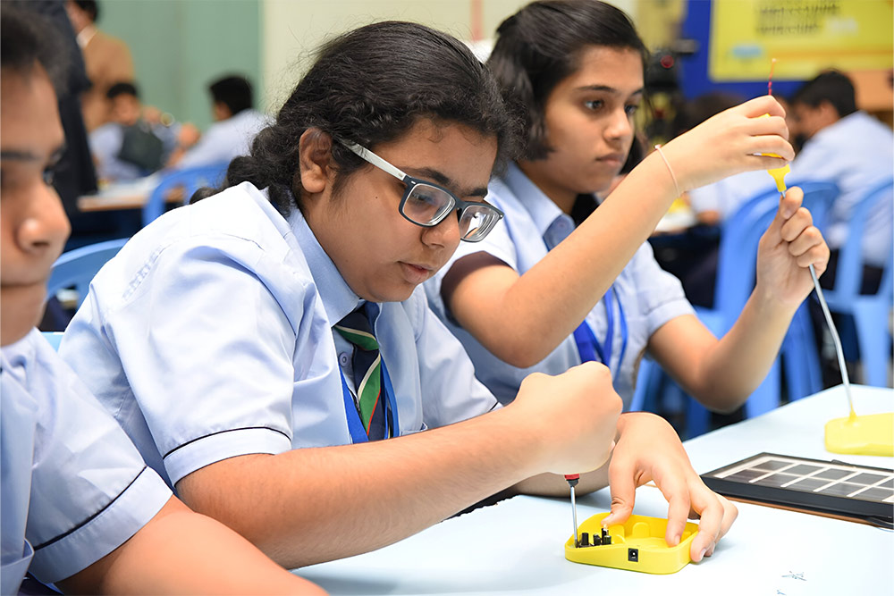 Students in The Indian High School Bur Dubai