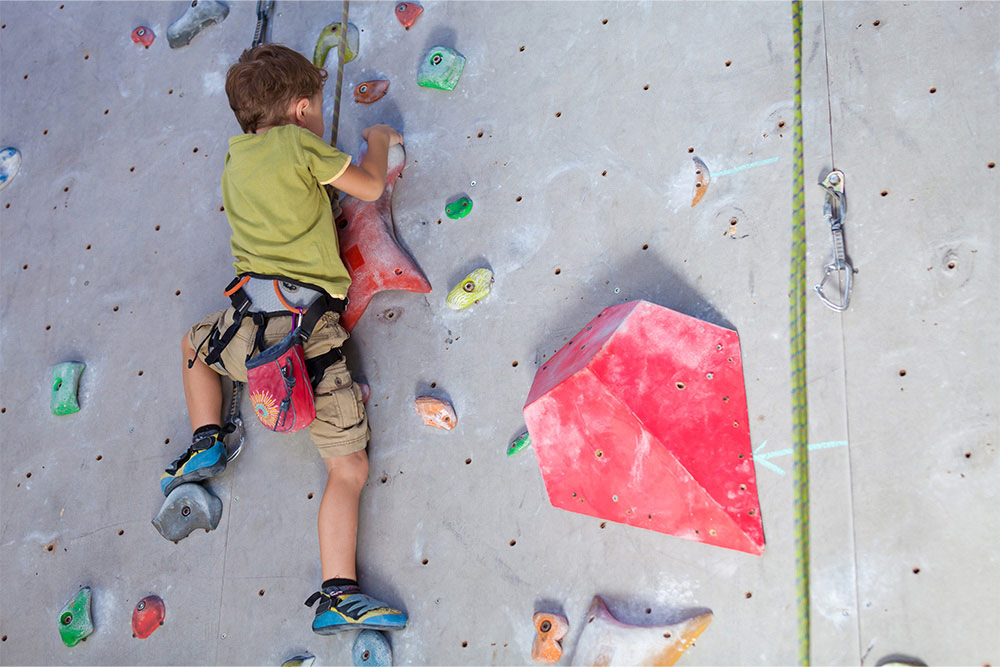 Climbing a Rock Wall