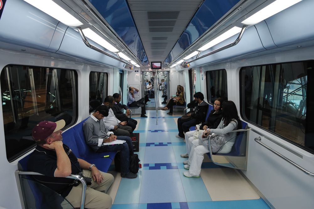 inside dubai metro