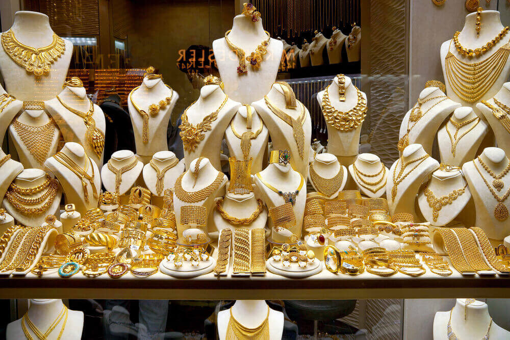 Gold shops in Dubai