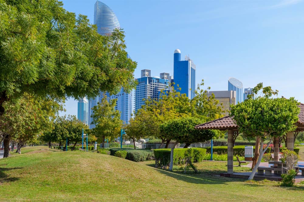 Lake Park in Abu Dhabi