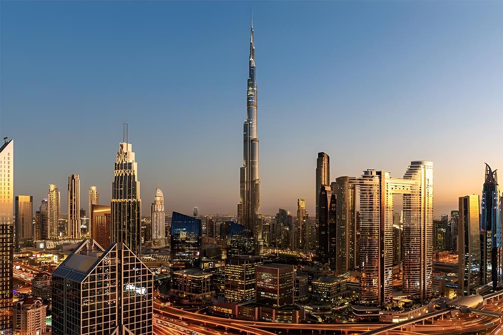 Burj Khalifa in Downtown Dubai