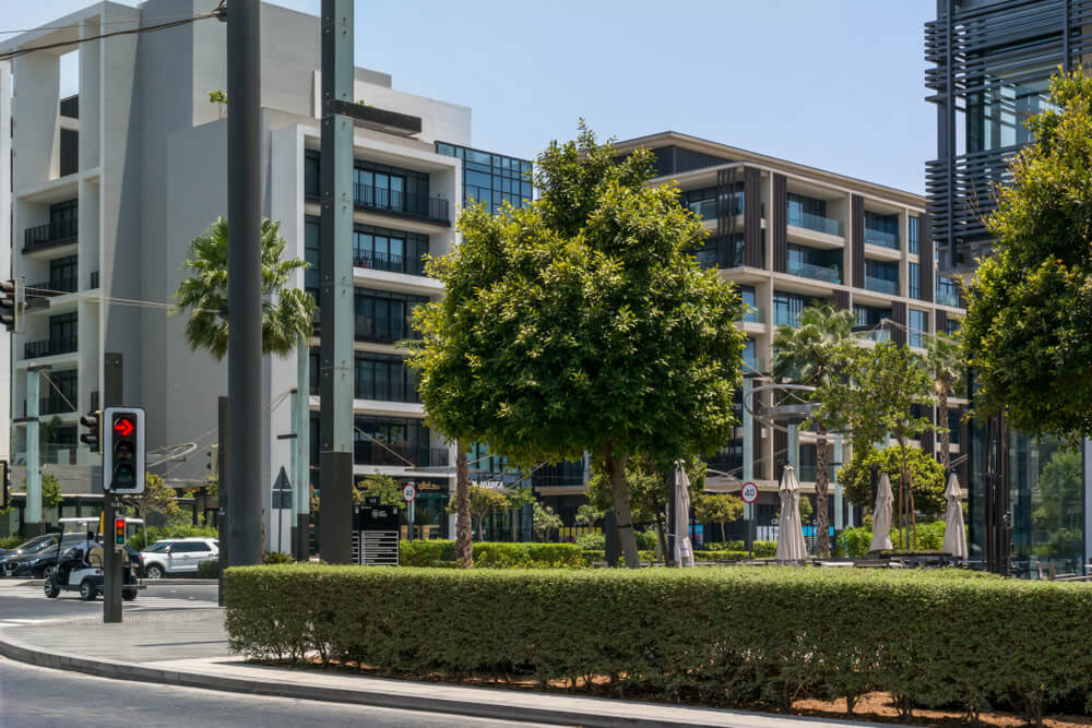 Modern architecture at City Walk Dubai