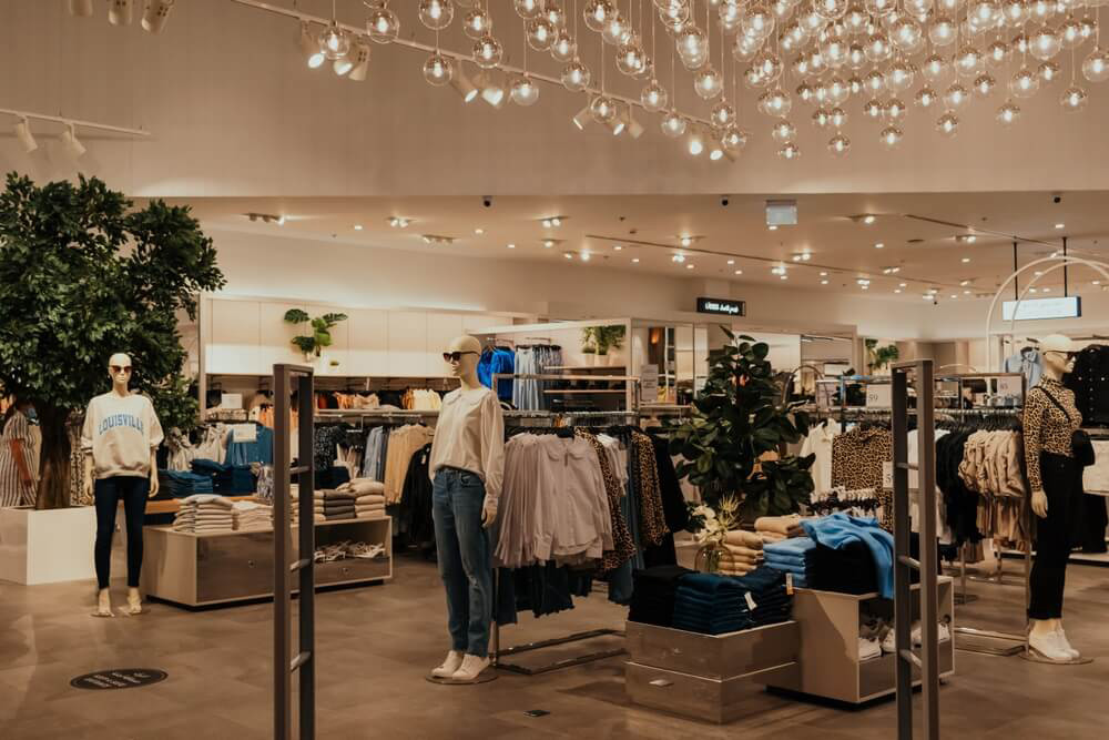 Clothing section in Dubai Expo Mall