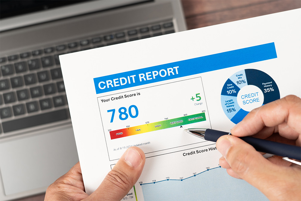 A higher credit score increases the chance of mortgage approval 